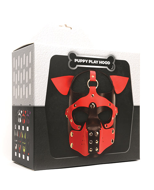 Packaging for the 665 Playful Pup Hood  | Kinkly Shop
