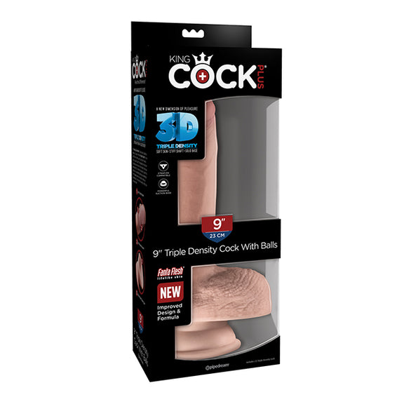 King Cock Plus Triple Density Cock with Balls
