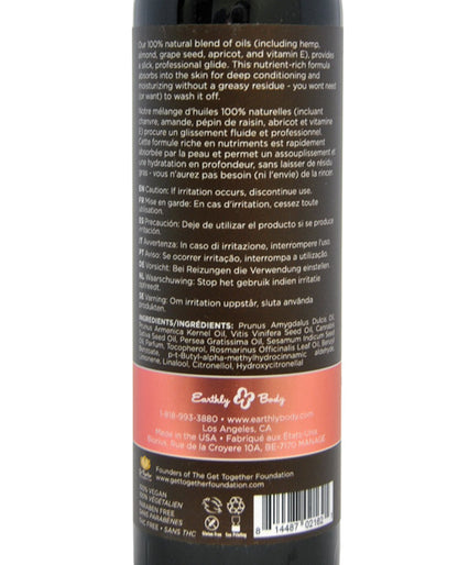 Earthly Body Massage & Body Oil