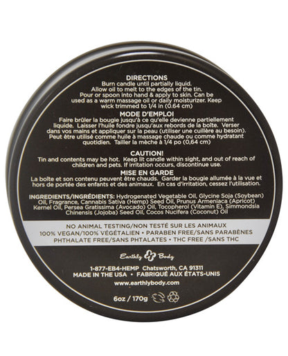 Earthly Body Suntouched Hemp Candle