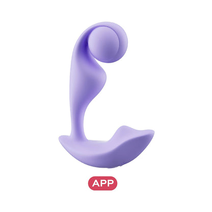 Trill Wearable Single Ball Dual Vibrator - Purple