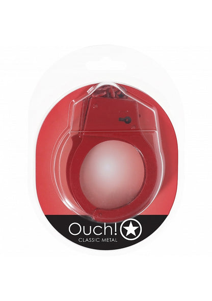 Ouch! classic metal handcuffs pink