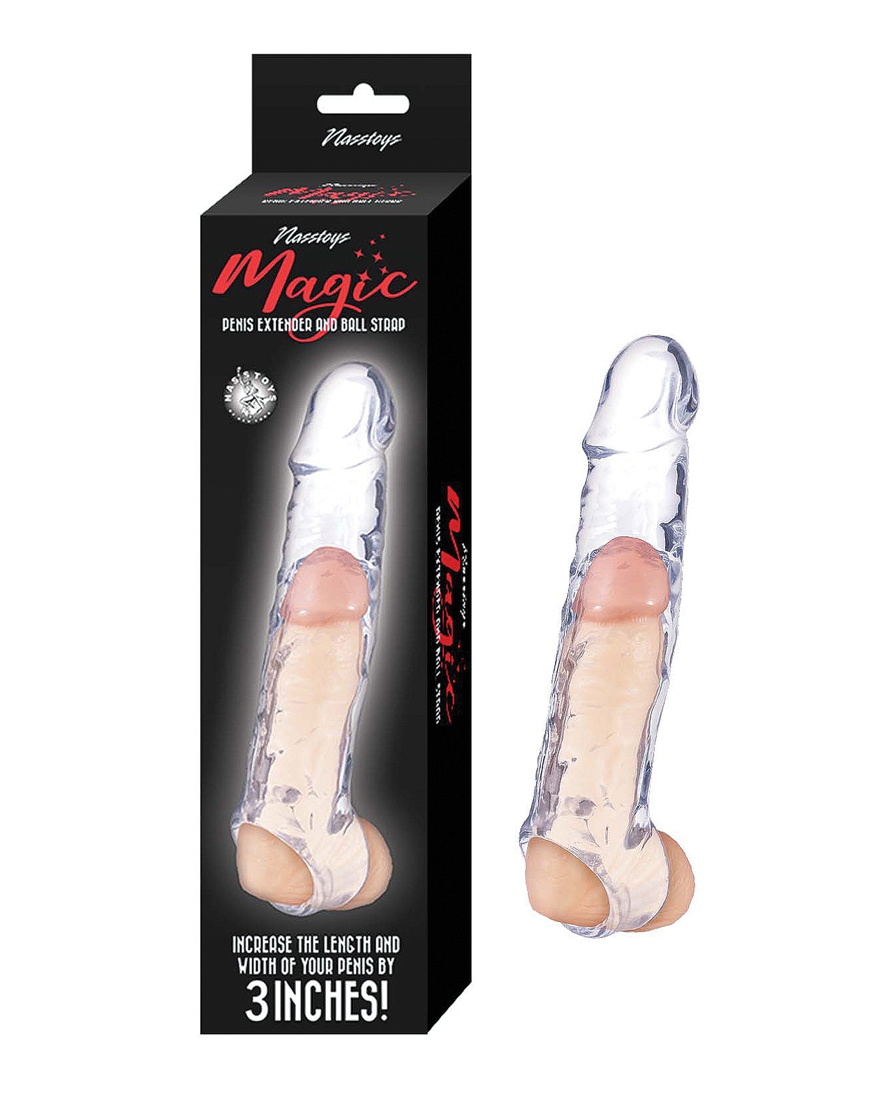 The Magic Penis Extender & Ball Strap in the 6.5" length | Kinkly