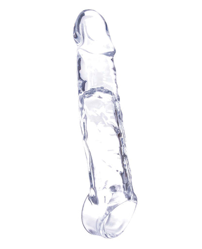 The Magic Penis Extender & Ball Strap in front of a plain white background | Kinkly