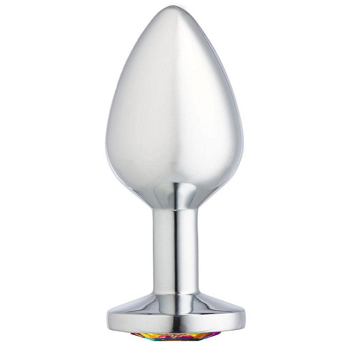 Cloud 9 gems silver chromed anal plug