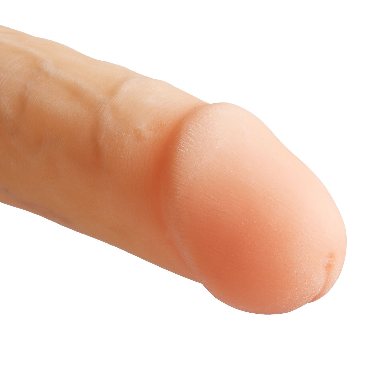 Cloud 9 dual density dildo 6in w/ balls tan/ mocha