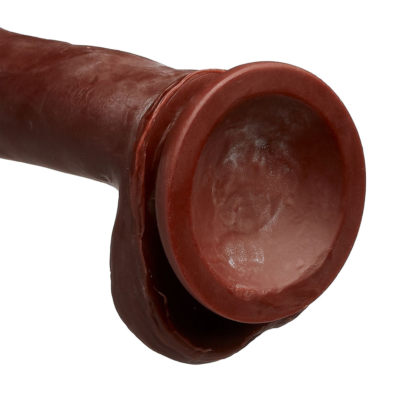 Cloud 9 dual density dildo 6in w/ balls tan/ mocha