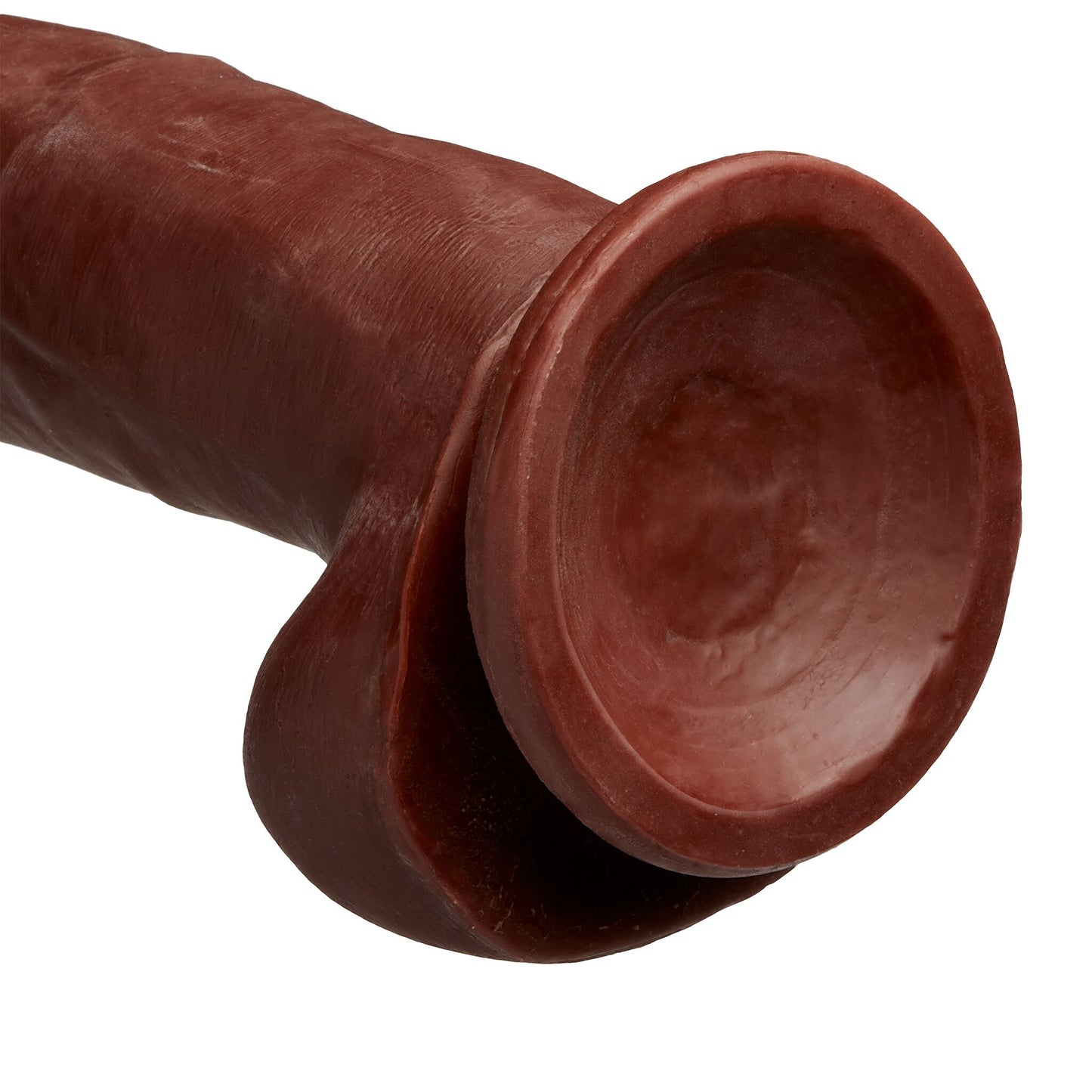 Cloud 9 dual density dildo 6in w/ balls tan/ mocha