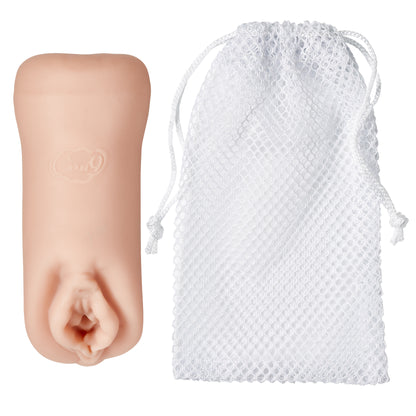 Cloud 9 double ended beaded stroker clear
