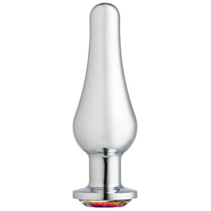 Cloud 9 gems silver chromed tall anal plug