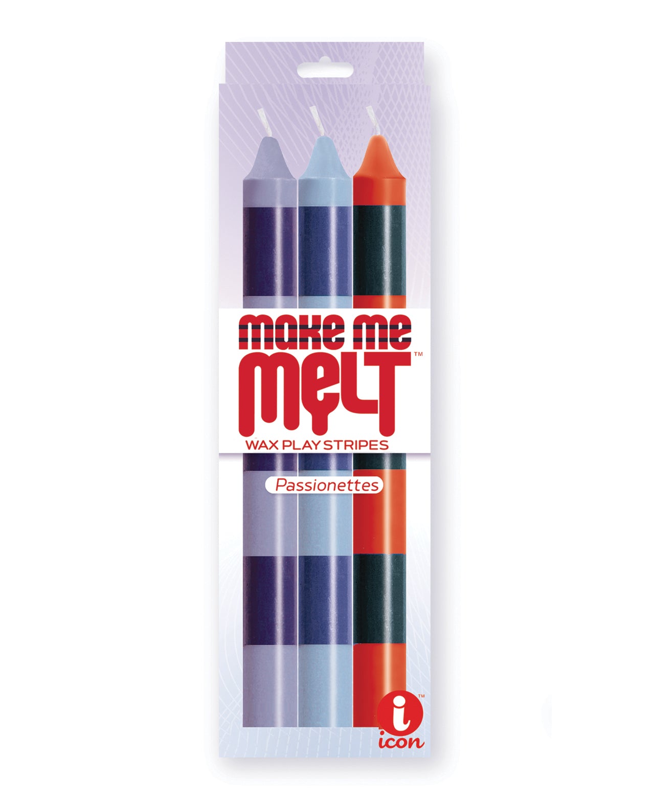 The 9's Make Me Melt Sensual Warm-Drip Candles-  Pack of 3