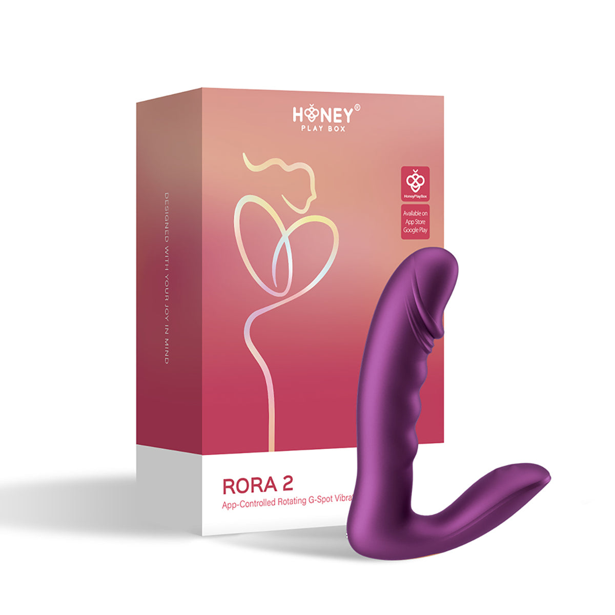 RORA 2 Pressure Sensing App-Controlled Rotating G-Spot Vibrator & Clitoral Stimulator