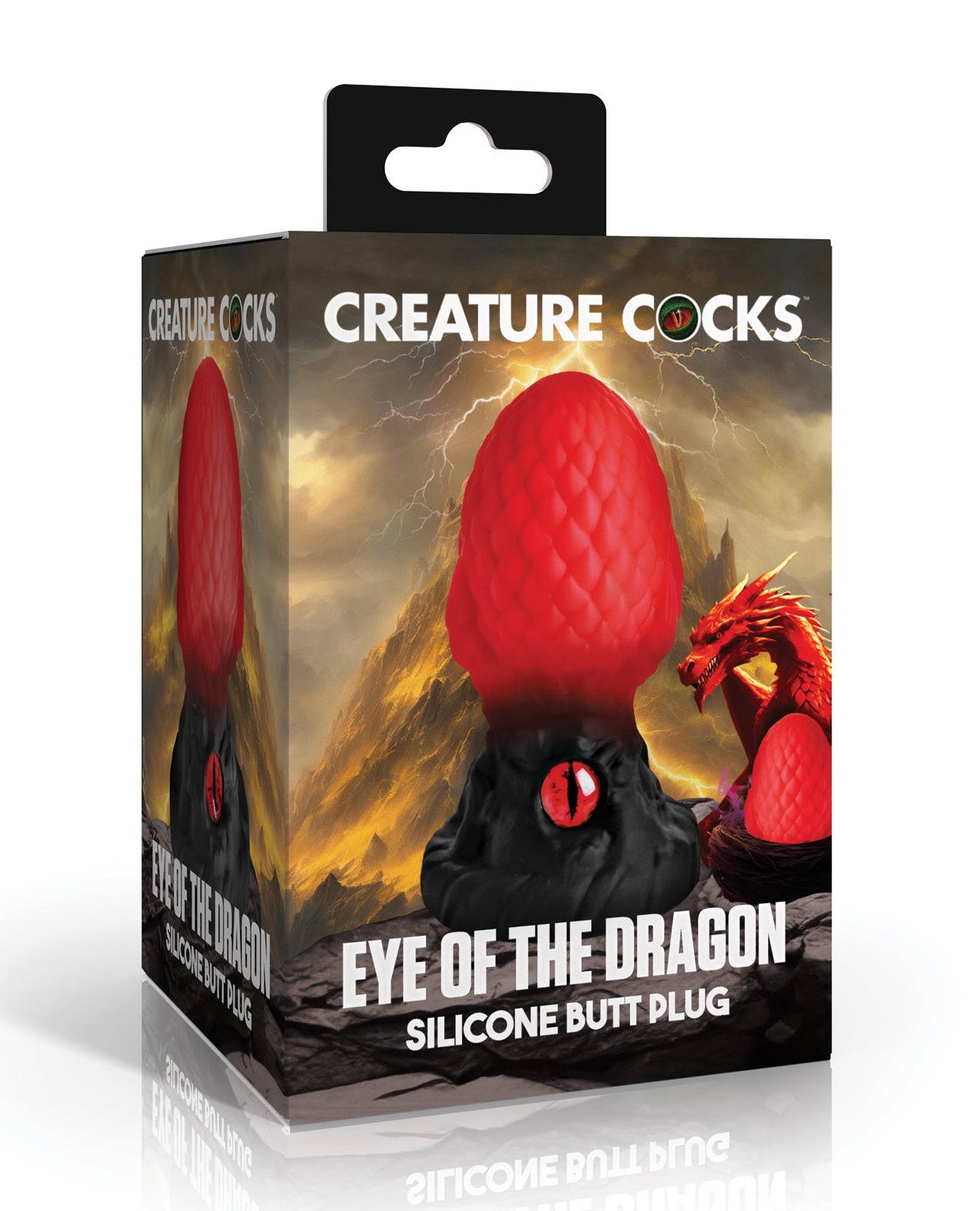 Creature Cocks - Eye of the Dragon Silicone Butt Plug
