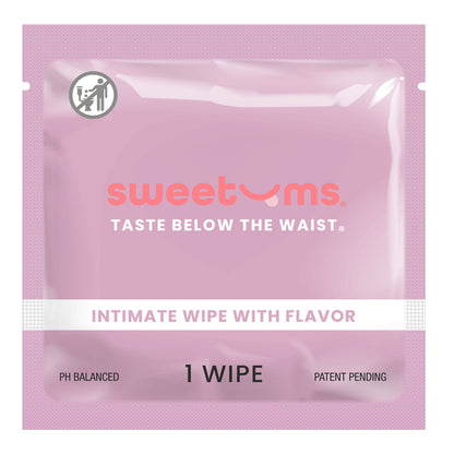 Sweetums Intimate Wipes Honey Lavender Flavor