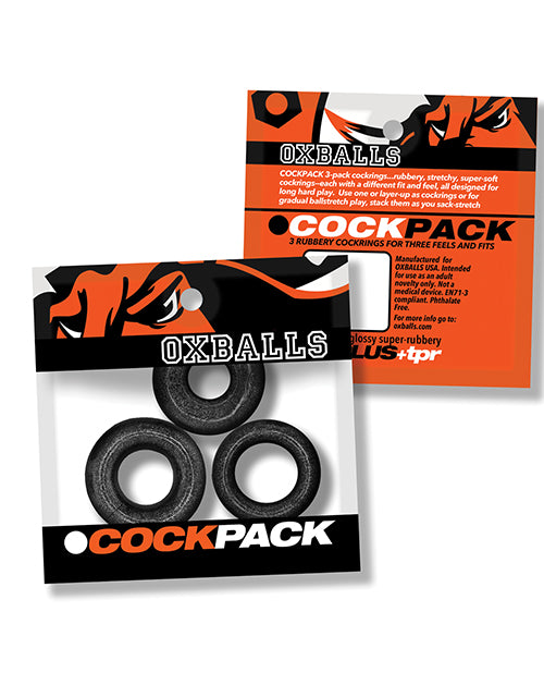 Oxballs Cockpack Multi Design 3 Pack Cockrings