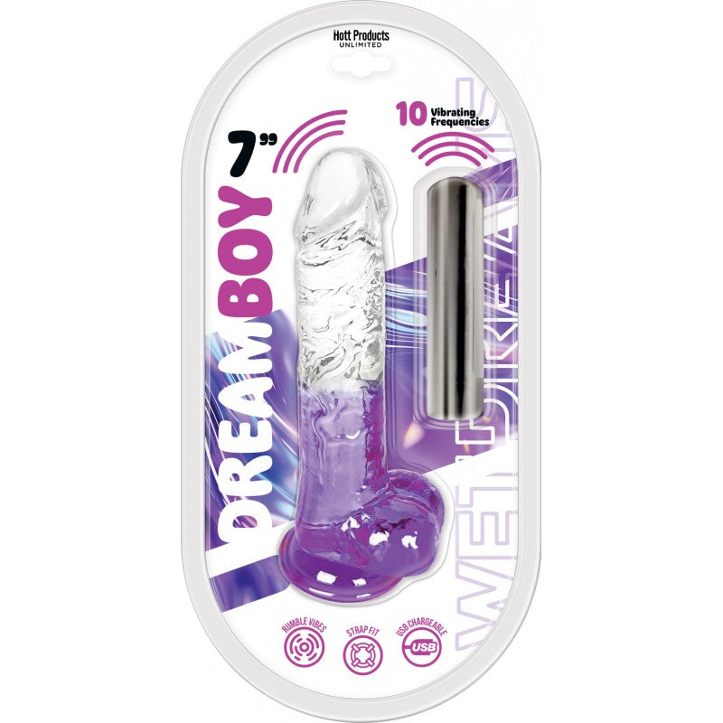 Wet Dreams Dream Boy Vibrating Jelly Dildo – Kinkly Shop