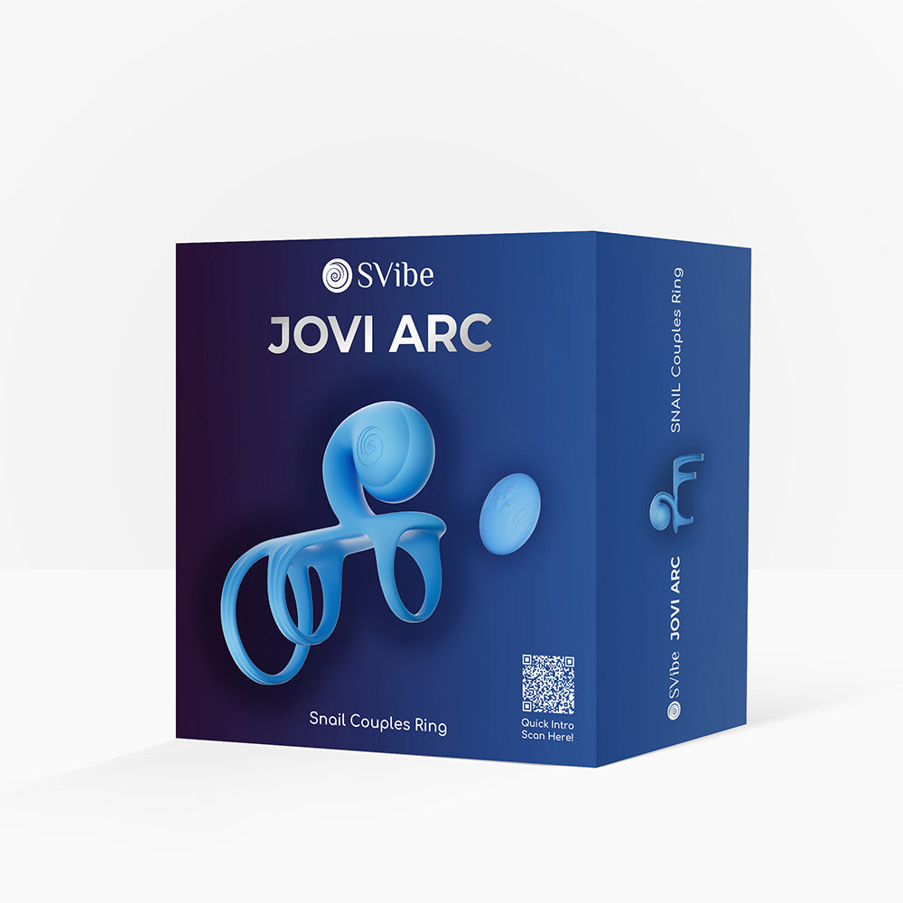 Jovi Arc Vibrating Support Ring with Remote  Kinkly Shop