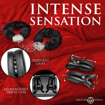 Master Series Vibrating Nipple Clamps