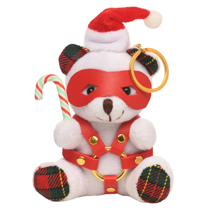 Master Series Holiday Bondage Teddy Bear Keychain