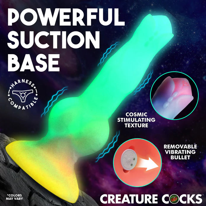 Creature Cocks - Vibrating Astro Glow-in-the-Dark