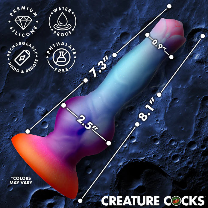 Creature Cocks - Vibrating Astro Glow-in-the-Dark
