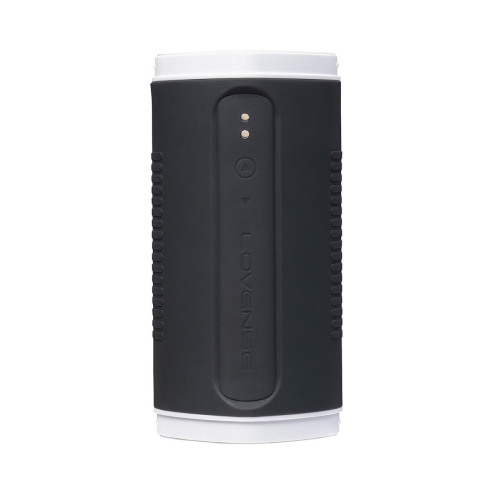 Close-up on the controls and magnetic charging ports of the Lovense Calor | Kinkly Shop