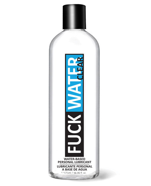 The 16oz bottle of Fuckwater Clear H2O | Kinkly Shop