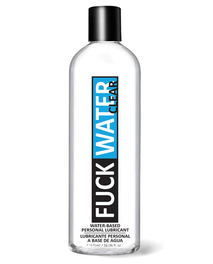 The 16oz bottle of Fuckwater Clear H2O | Kinkly Shop