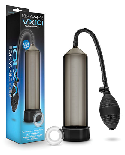 The Blush Performance VX101 shown next to the packaging for it | Kinkly Shop