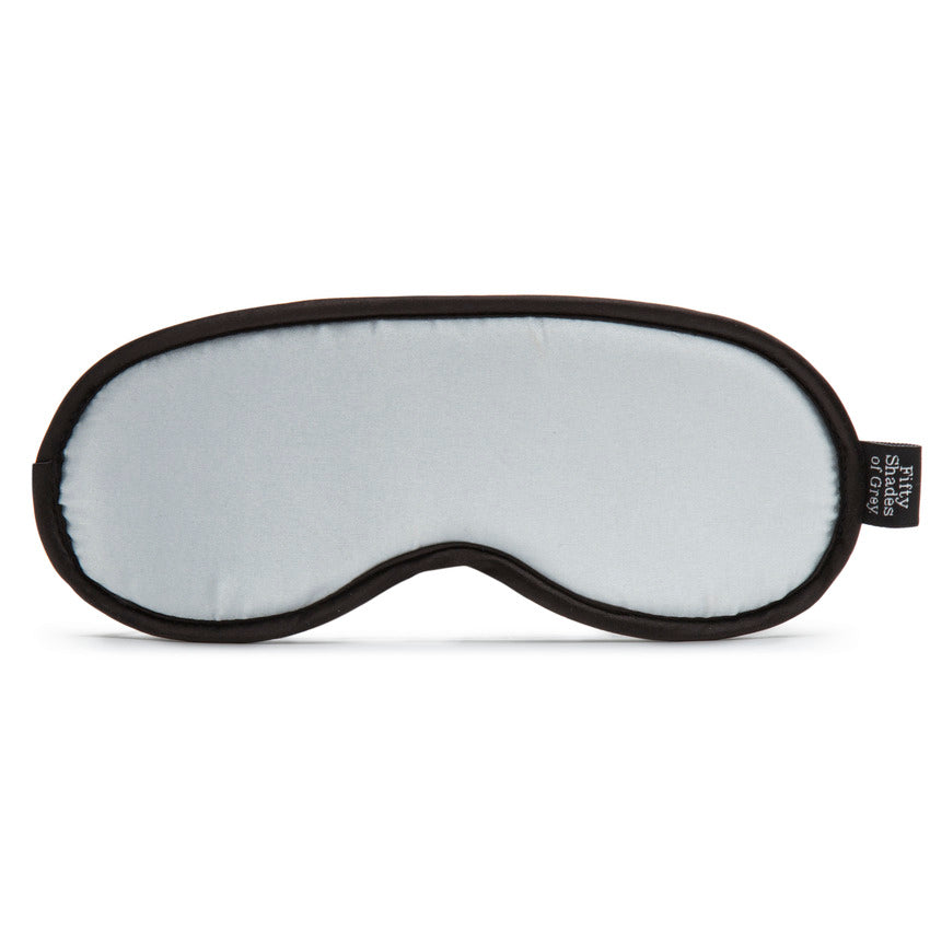 Close-up on the blindfold of the Fifty Shades of Grey Bed Restraint Kit | Kinkly Shop