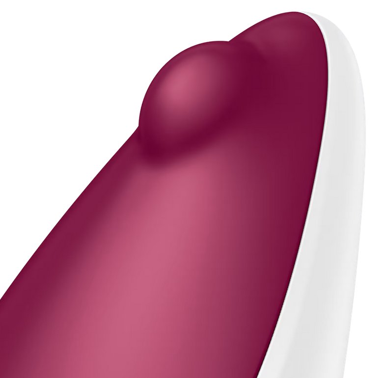 Close-up on the bulb design at the tip of the Satisfyer Spot On 3 | Kinkly SHop