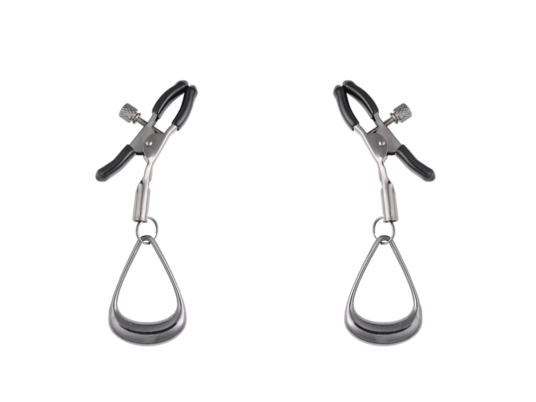 Sportsheets Velvet Noir Tuggable Nipple Clamps