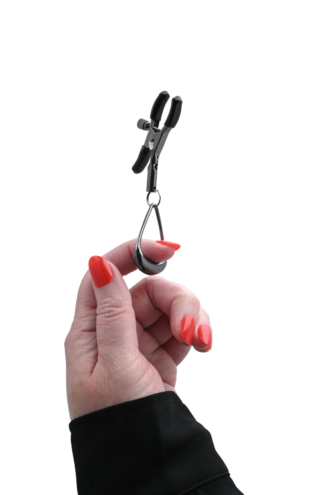 Sportsheets Velvet Noir Tuggable Nipple Clamps