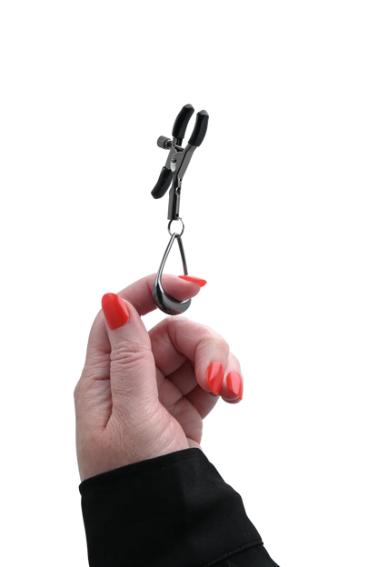 Sportsheets Velvet Noir Tuggable Nipple Clamps