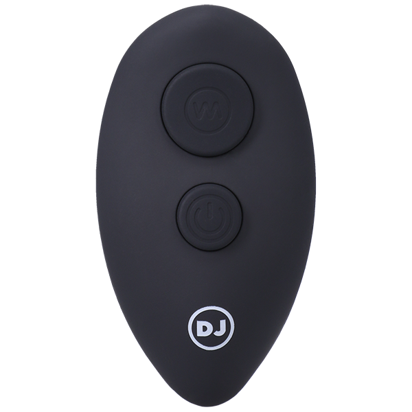 Close-up of the wireless remote control for the A-Play Expander. There are two buttons on the remote. | Kinkly Shop