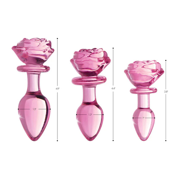 Booty Sparks Pink Glass Rose