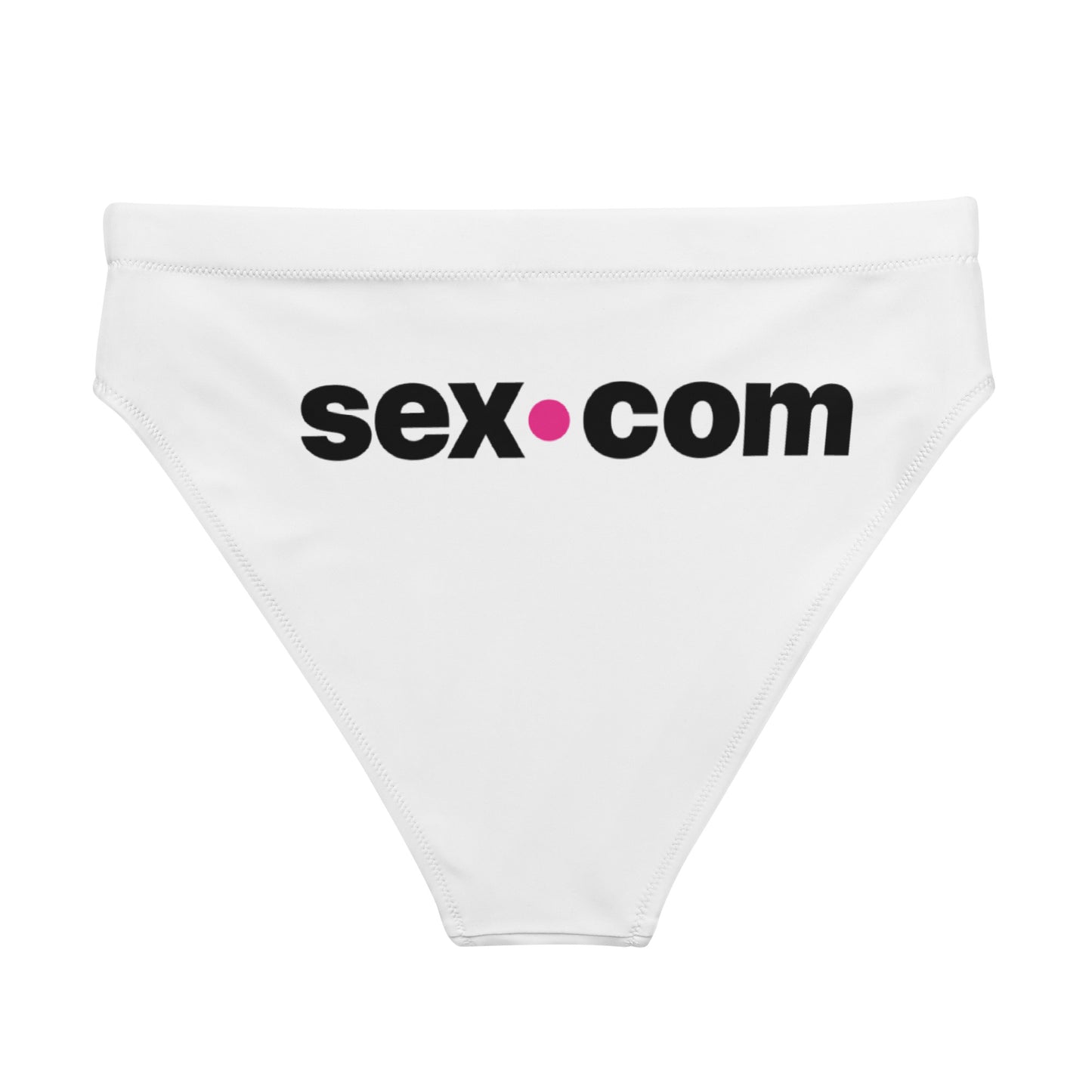 Parte inferior de bikini de cintura alta reciclada de Sex.com