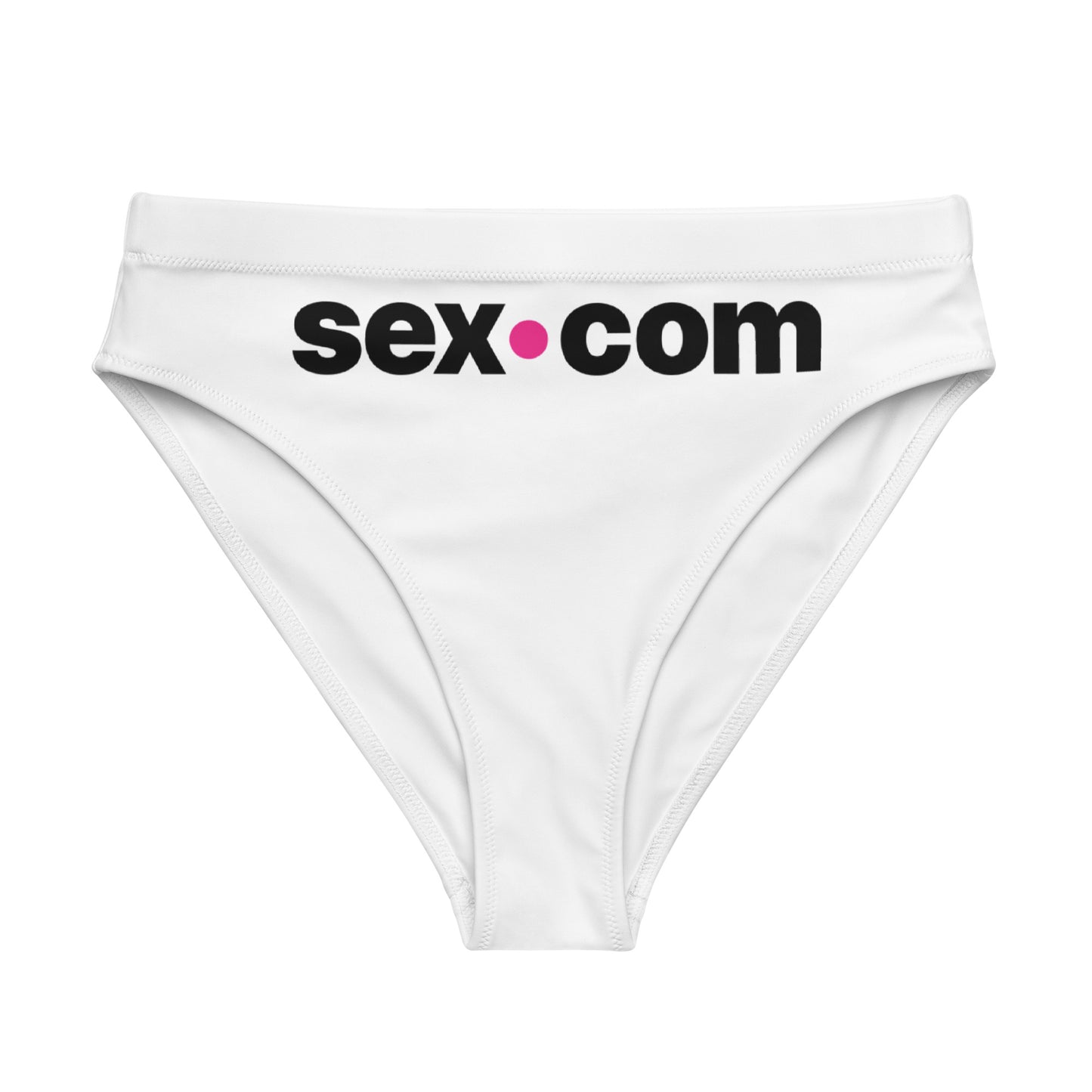 Parte inferior de bikini de cintura alta reciclada de Sex.com
