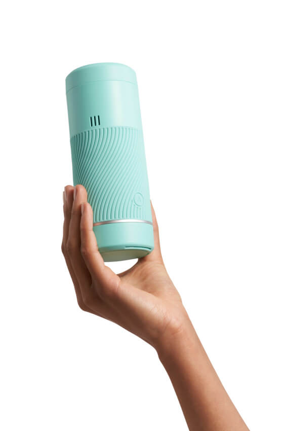 A hand holds the Arcwave Pow. The Pow is very long in length, much longer than the person's outstretched hand. It looks like the person's fingers would easily wrap around the Pow. | Kinkly Shop