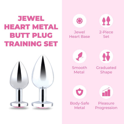 B-Vibe Jewel Metal Training Set