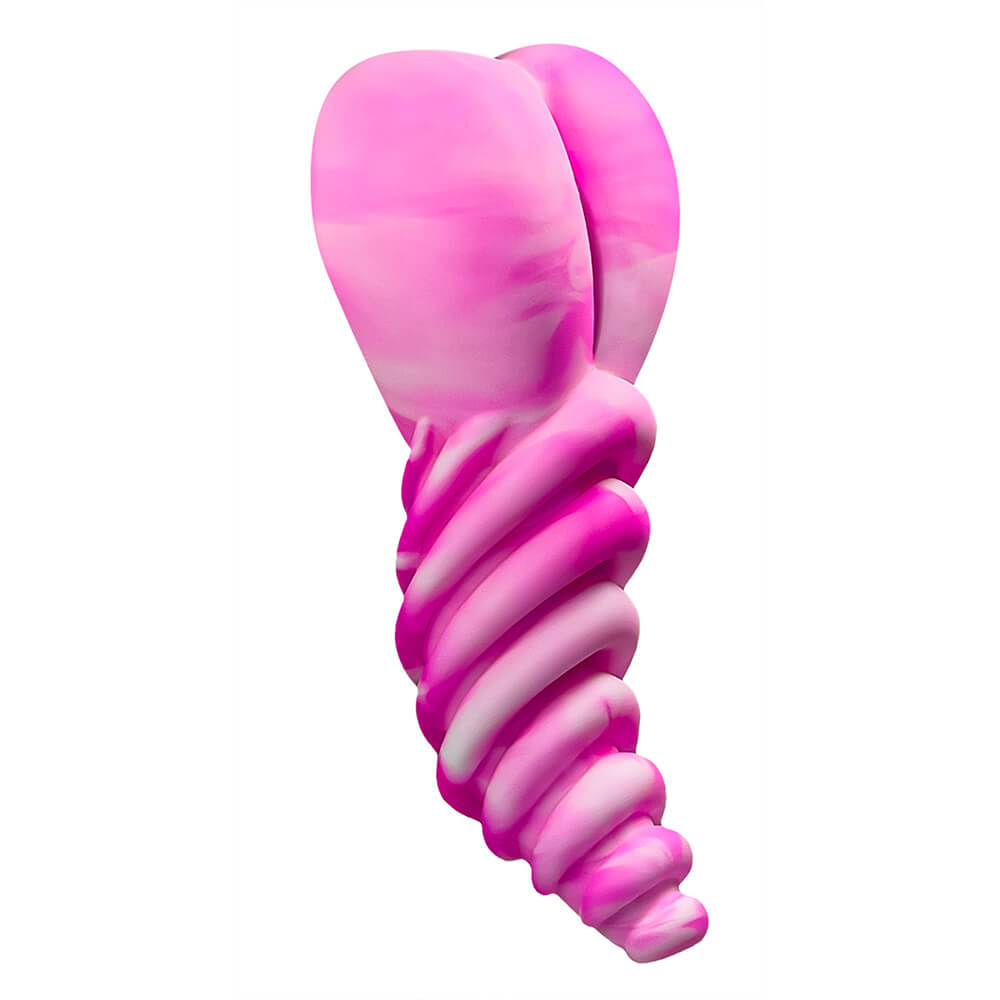 LuvGrind in Pink Swirl up against a plain white background | Kinkly Shop