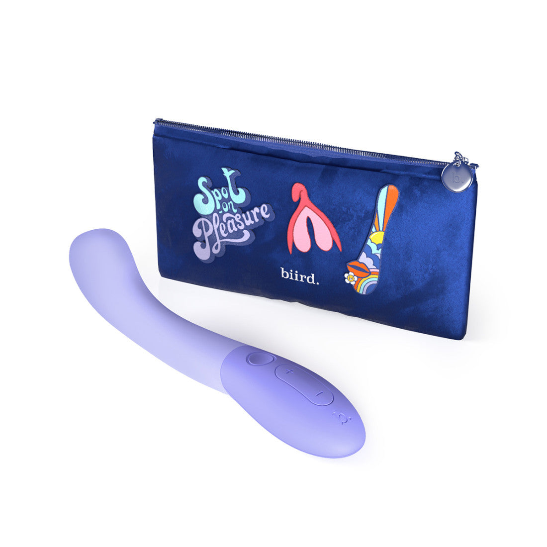 The Biird Gii shown next to its pin-covered carrying case that comes with it. | Kinkly Shop
