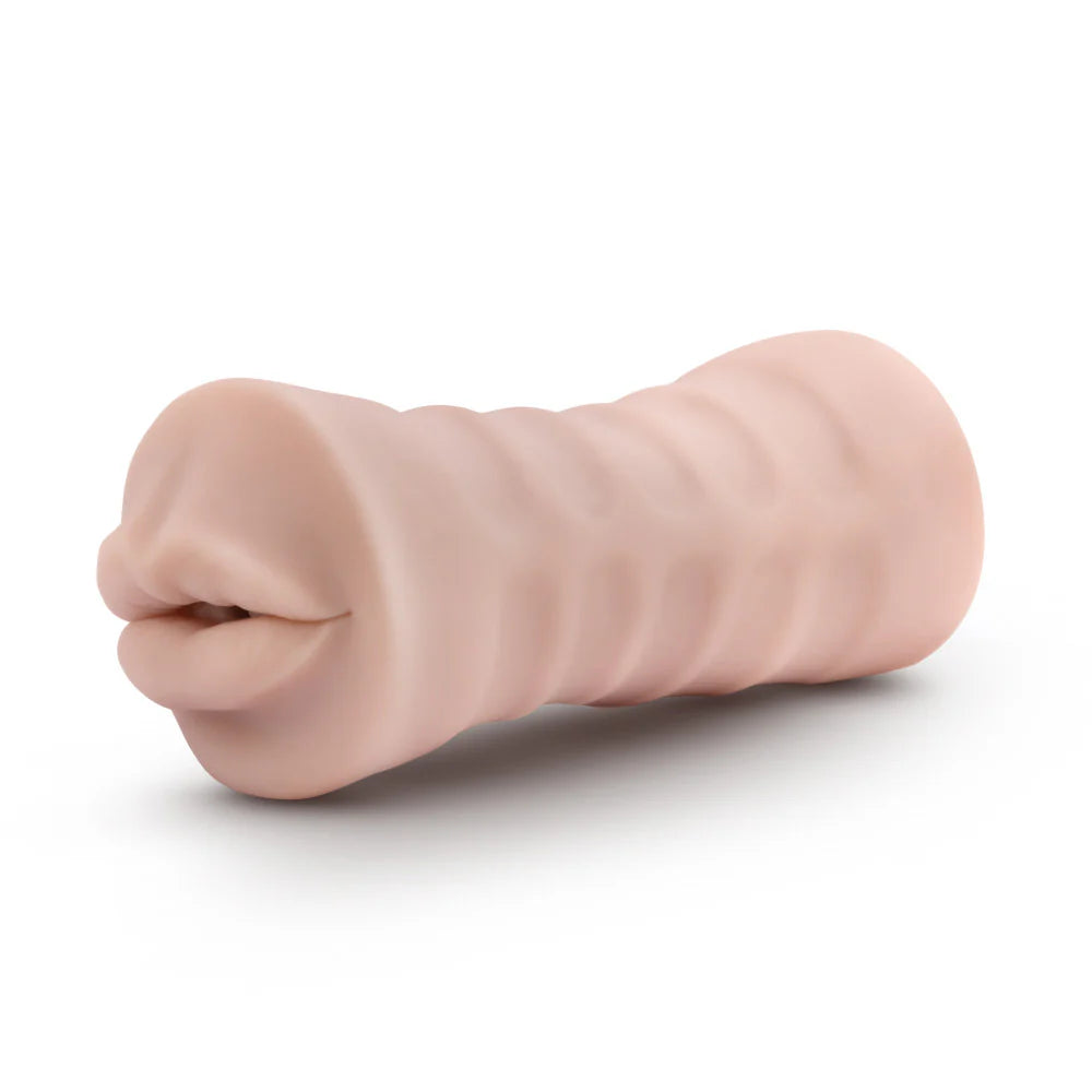 The Blush Skye's exterior texturing. This makes it easier to get a good grip on the stroker for one-handed use.