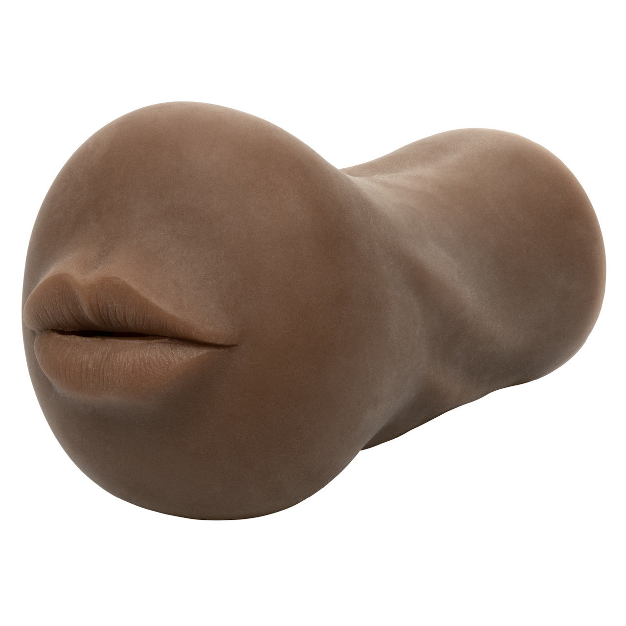 The Stroke It Mouth stroker in Brown against a plain white background | Kinkly Shop