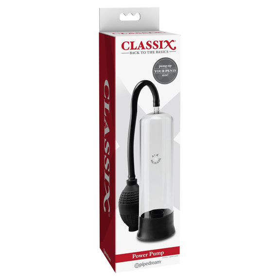 Packaging for the Classix Power Pump | Kinkly Shop