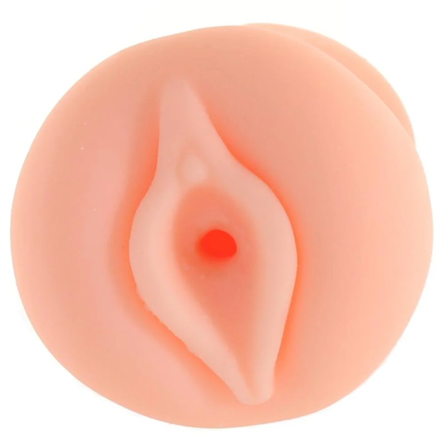 Close-up on the orifice and entrance of the Alexis Adams Pussy stroker | Kinkly Shop