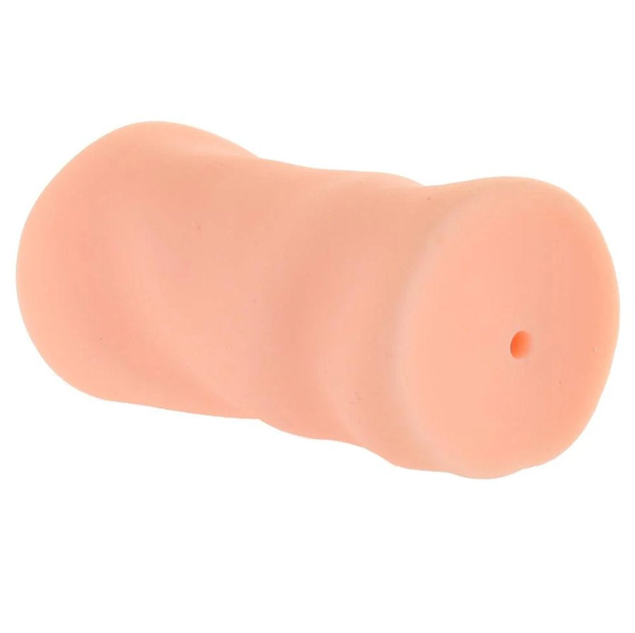 The end opposite the vulva. There's a hole at the end of it. | Kinkly Shop