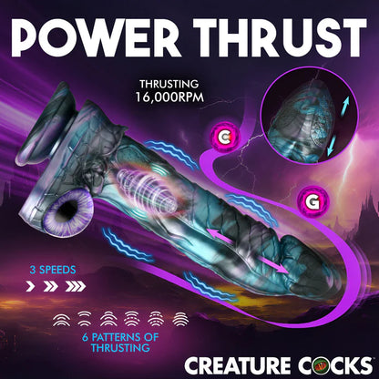 Astro-Thrust Silicone Dildo Thrusting, Vibrating & Sci-Fi Fun Kinkly Shop Astro-Thrust Silicone Dildo Thrusting, Vibrating & Sci-Fi Fun Kinkly Shop