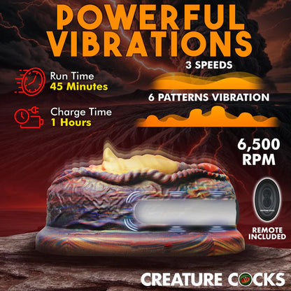 Creature Cocks Hell's Angel Remote-Control Vibrating Grinder