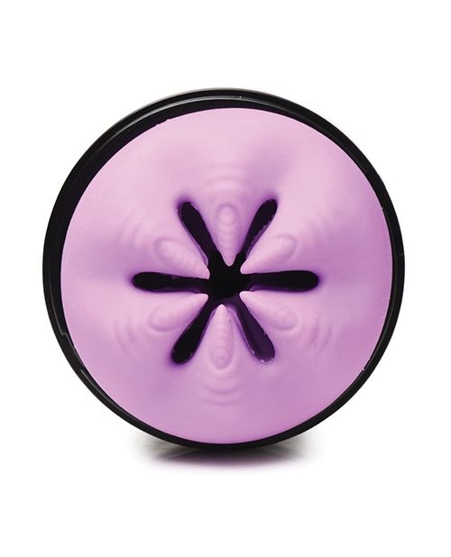 Close-up of the orifice of the Creature Cocks Wormhole Alien. It looks like a starred entrance with multiple "claws" surrounding the star-shaped opening. It's a light purple. | Kinkly Shop